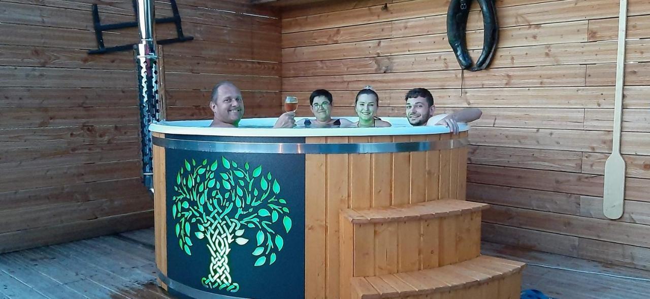 Au Chalet Bain Nordique neuf indépendant calme assuré Haselbourg Extérieur photo